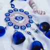 Decorative Evil Eye Nazar Battu Wall Hanging with Blue Bells & Bead