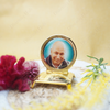 Golden Tabletop Murti for Swaroop , Car Dashboard & Home Decor