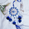 Decorative Evil Eye Nazar Battu Wall Hanging with Blue Bells & Bead