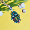 Colourful Hamsa Evil Eye Wall Hanging with Jute Rope