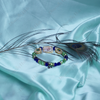 Divine Guru Ji Swaroop Bracelet with Peacock Stones