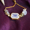 Guru Ji Resin Swaroop Chain Bracelet with Crystal