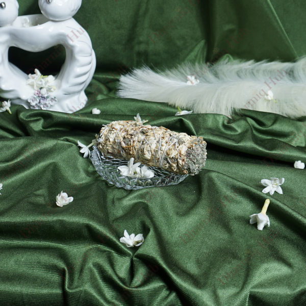 Healing Sage Smudge Sticks with Dried Jasmine Flowers Pack of 3