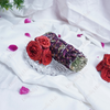 Healing Sage Smudge Sticks with Dried Rose Flowers Pack of 3