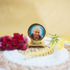 Golden Tabletop Murti for Swaroop , Car Dashboard & Home Decor