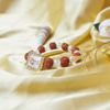 Guru Ji Swaroop Clear Pearls and Rudraksha Bracelets.