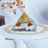 Lakshmi Gomti Chakra Orgonite Pyramid for Money and Wealth