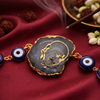 Guru Ji Agate Swaroop Bracelet with Evil Eye Blue Stones