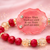 Red Jai Guru Ji Mantra Bracelet for Blessing