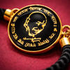Guru Ji Black Resin Swaroop Bracelet with Evil Eye Charm