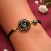 Guru Ji Black Resin Swaroop Bracelet with Evil Eye Charm